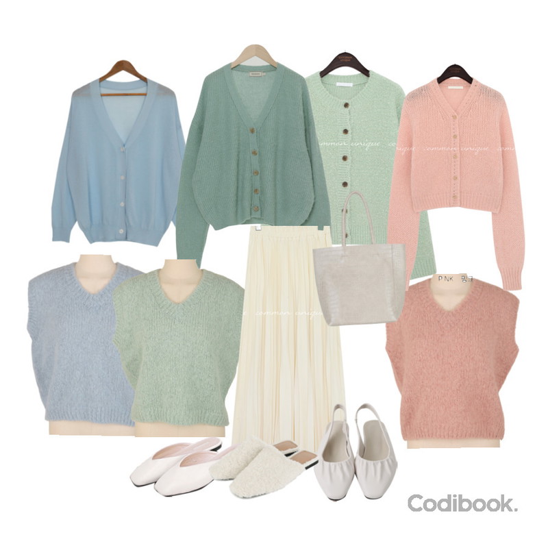 From Beginning Classy shirring sling back_J (size : 225,230,235,240,245,250),common unique 2 - TYPE SQUARE V LINE SHOES,common unique LEATHER PLEATS BANDING LONG SKIRT등을 매치한 코디