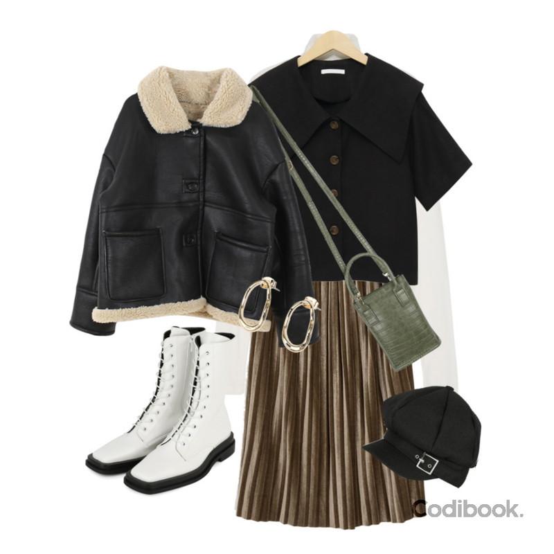 somedayif summer mood belt madoros hat (4colors),From Beginning Big collar ramie blouse_S (라미 100%) (size : free),somedayif 코어 드롭 이어링등을 매치한 코디