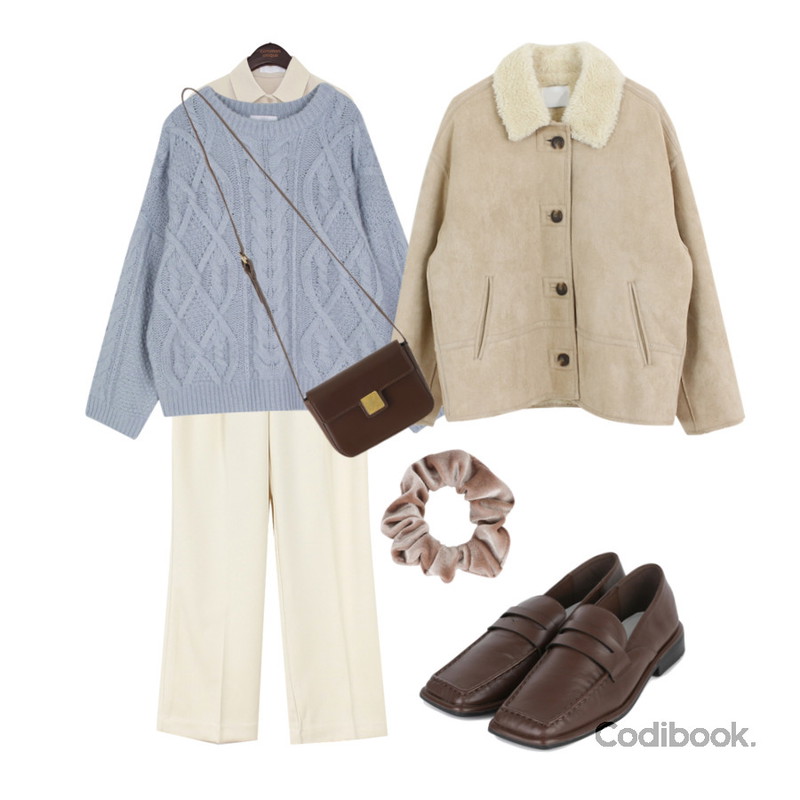 common unique COST PEACH SLIT BOXY FIT SHIRTS,somedayif 버리 스퀘어 페니 로퍼,WONLOG 윈터 폴드 슬랙스 ; 퍼플등을 매치한 코디