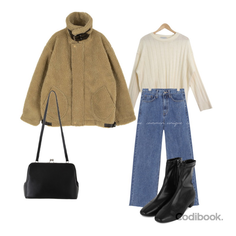 common unique LAND CUTTING DENIM PANTS,somedayif 테라스 스키니 앵클 부츠,BULLANG GIRL 감성 가득! 데일리 니트 19종♥등을 매치한 코디