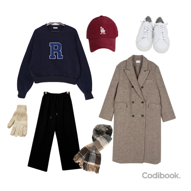 AIN roco modern check muffler,From Beginning Win real cowskin sneakers_H (size : 225,230,235,240,245,250),BANHARU 크레용 코듀로이 심플볼캡등을 매치한 코디