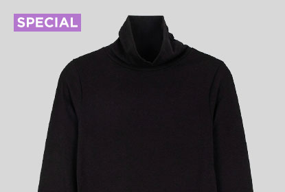 한 가지 터틀넥 티셔츠, 18가지 코디법