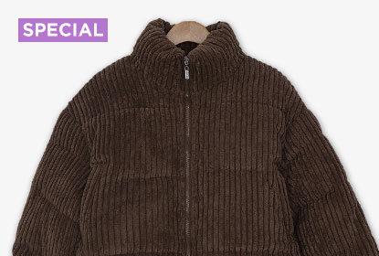 한 가지 갈색 패딩 점퍼, 16가지 코디법!