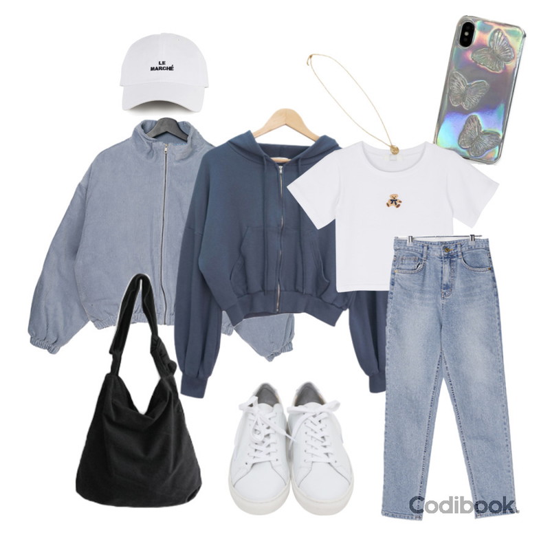 From Beginning Win real cowskin sneakers_H (size : 225,230,235,240,245,250),AFTERMONDAY wearable cotton shoulder bag (3colors),owler market 나비 오로라 그라데이션 투명 젤리 아이폰케이스등을 매치한 코디
