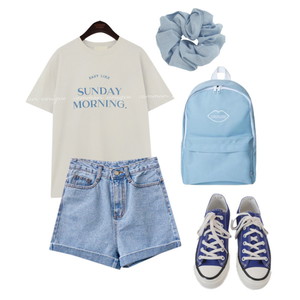 ShortSleeve,ShortPants,sneakers 코디