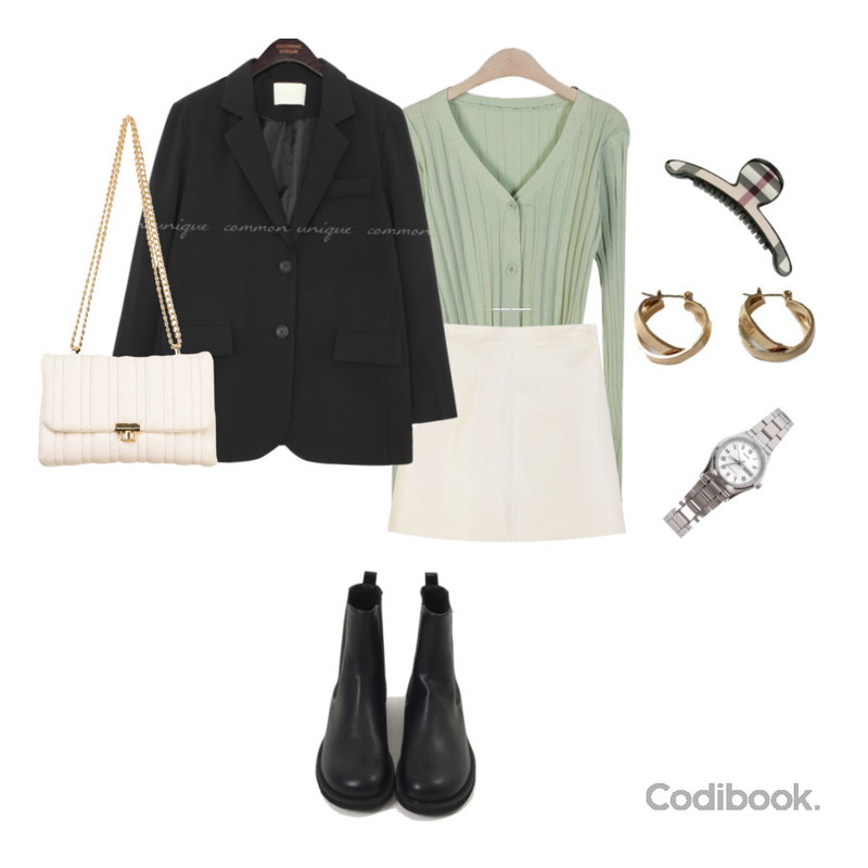 biznshoe LTP-VOO6D-7BUDF,lavenir space earring,From Beginning 마틴 첼시워커부츠 (2color)등을 매치한 코디