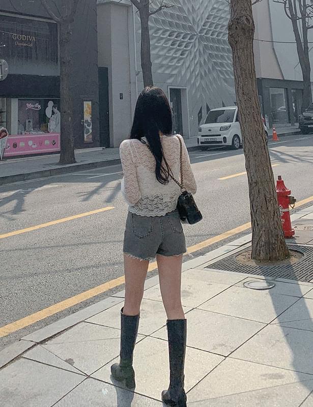 牛仔短裤