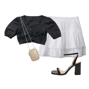 skirt,ShortSleeve,sandals 코디