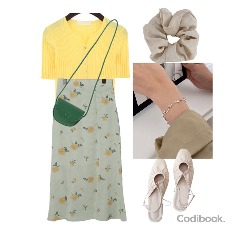 BANHARU 7컬러 트렌디 헤어밴드,ENVYLOOK 감성엑스슬링백,lavenir (silver925) linkage bracelet + lavenir pouch 무료증정등을 매치한 코디