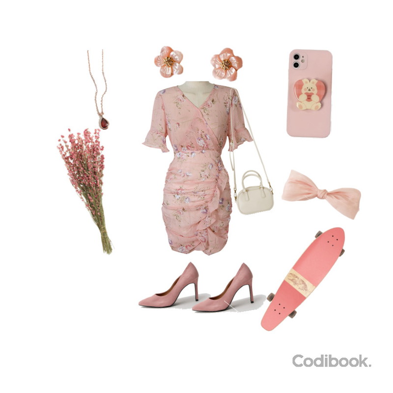 owler market 럽미 하트 토끼 모양 에폭시 그립 스마트톡 거치대,lavenir (silver925) rose drop necklace,LOVELY SHOES 마엘르 스틸레토 하이힐 9cm등을 매치한 코디