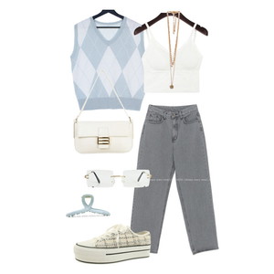 Comfy,Simplestyle,Skyblue 코디