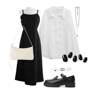 Ootddaily,Black&white,Daily 코디