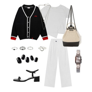 Campus,Casuallook,Casuallook,2021,Cardigan/vest 코디