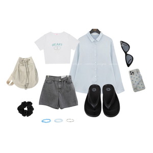 Coolandcomfortable,2021,Jeans,Sandals,Simple 코디