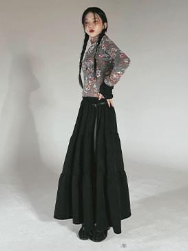 Corduroy Langview Long Skirt