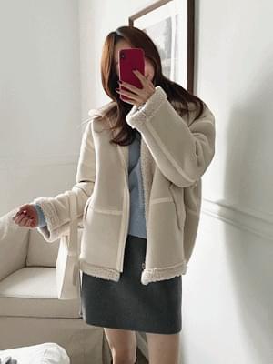 羔羊毛飛行外套