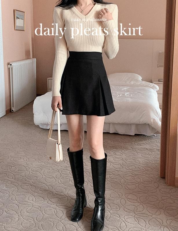 조이플리츠밴딩 skirt