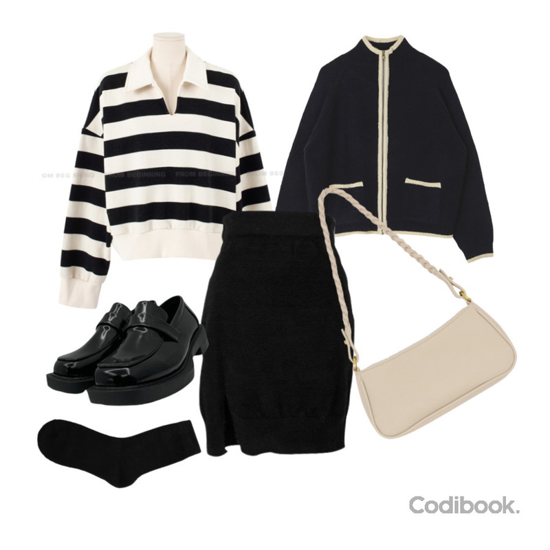 common unique TENY 2 WAY TWIST MINI SHOULDER BAG,closeclip 줄리 울 삭스,binary01 앙고라 하트가디건&미니스커트등을 매치한 코디