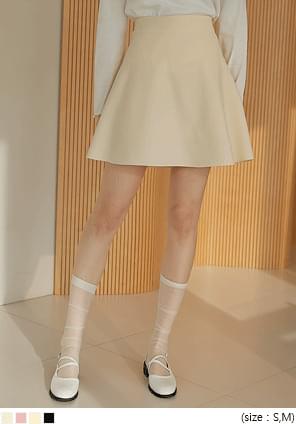 NADY SPAN FLARE MINI SKIRT