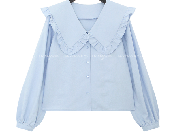 Solid Tone Cotton Blouse