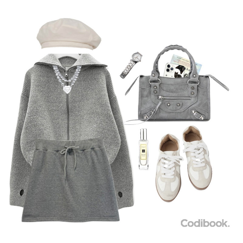 LOVELY SHOES 빌레츠 도트&크로스백,AFTERMONDAY replica lace-up sneakers (2colors),From Beginning LTP-V006D-7B2등을 매치한 코디