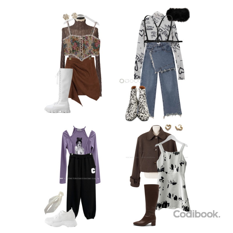 lavenir flory onetouch earring,porterna 리얼 칼프 미들 힐 앵클 부츠,porterna 체니스 세트 링등을 매치한 코디