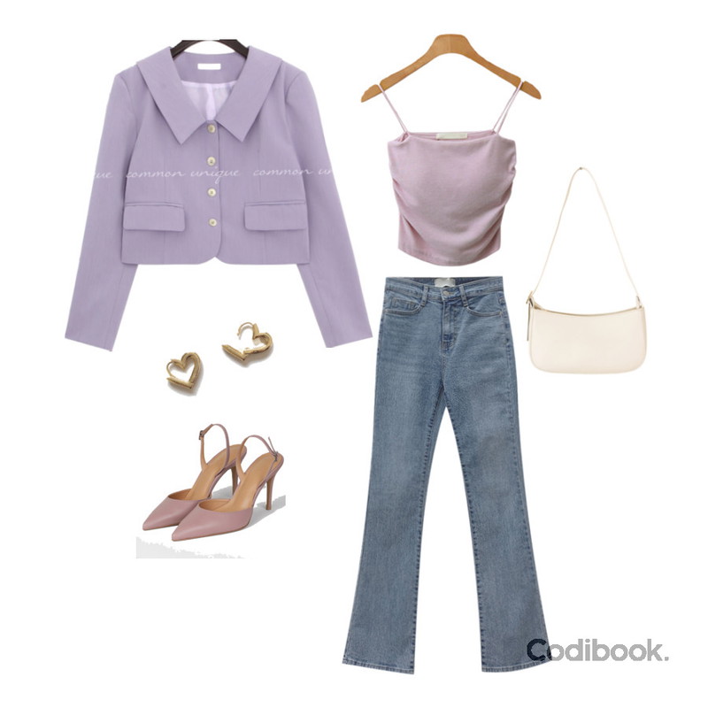 lavenir flory onetouch earring,LILYTI 레트로갬성 미니 백 (데일리 골드링 스퀘어 쉐입 숄더백 토드백 가방 아이보리/블랙),sappun SPN EDITION 011 (5 / 7 / 9cm)등을 매치한 코디