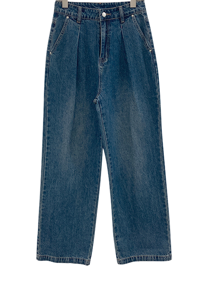 Roxana Pintuck Denim Wide Pants