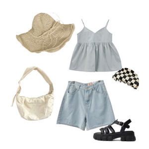 acc,ShortPants,sleeveless 코디