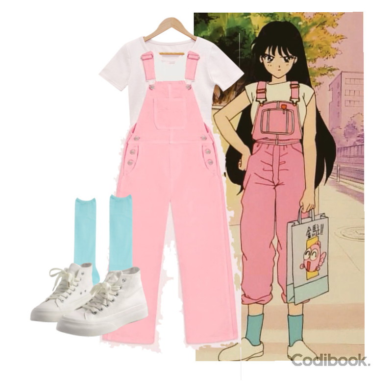 porterna 컬러풀 시어 롱 삭스,CHAAKAN 크레시 캔버스 플랫폼 스니커즈 SNFBR3d206,From Beginning 피크닉 코튼오버롤팬츠(3color)등을 매치한 코디