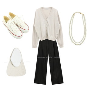 pants,Cardigan/Vest,sneakers 코디