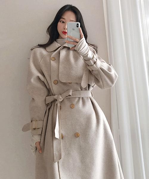 Depure handmade long trench coat