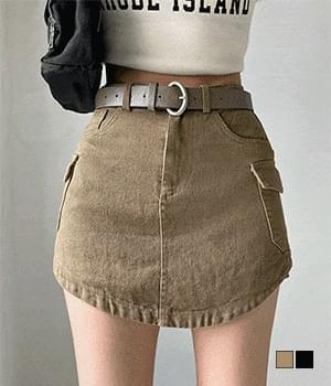 Hip Melee Street Cargo Pocket Mini Skirt