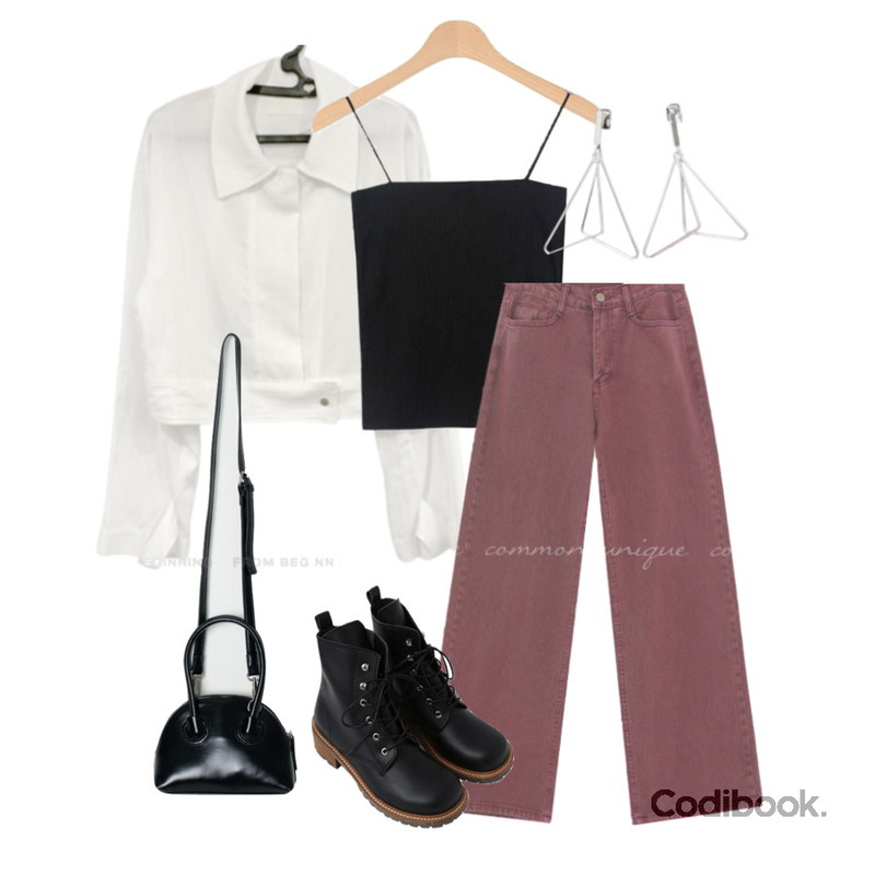 From Beginning 위니 컬러토트백 (6color),RIGHT HERE 트라이앵글 귀걸이,VAIDOSA 리오 시스루 썸머 점퍼등을 매치한 코디