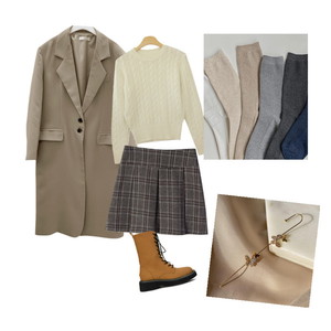 Cardigan/vest,Aesthetic,Codibook,Socks,Fall 코디