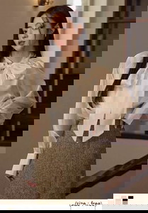 Silky Organza 2 Way Tie Shirring Blouse