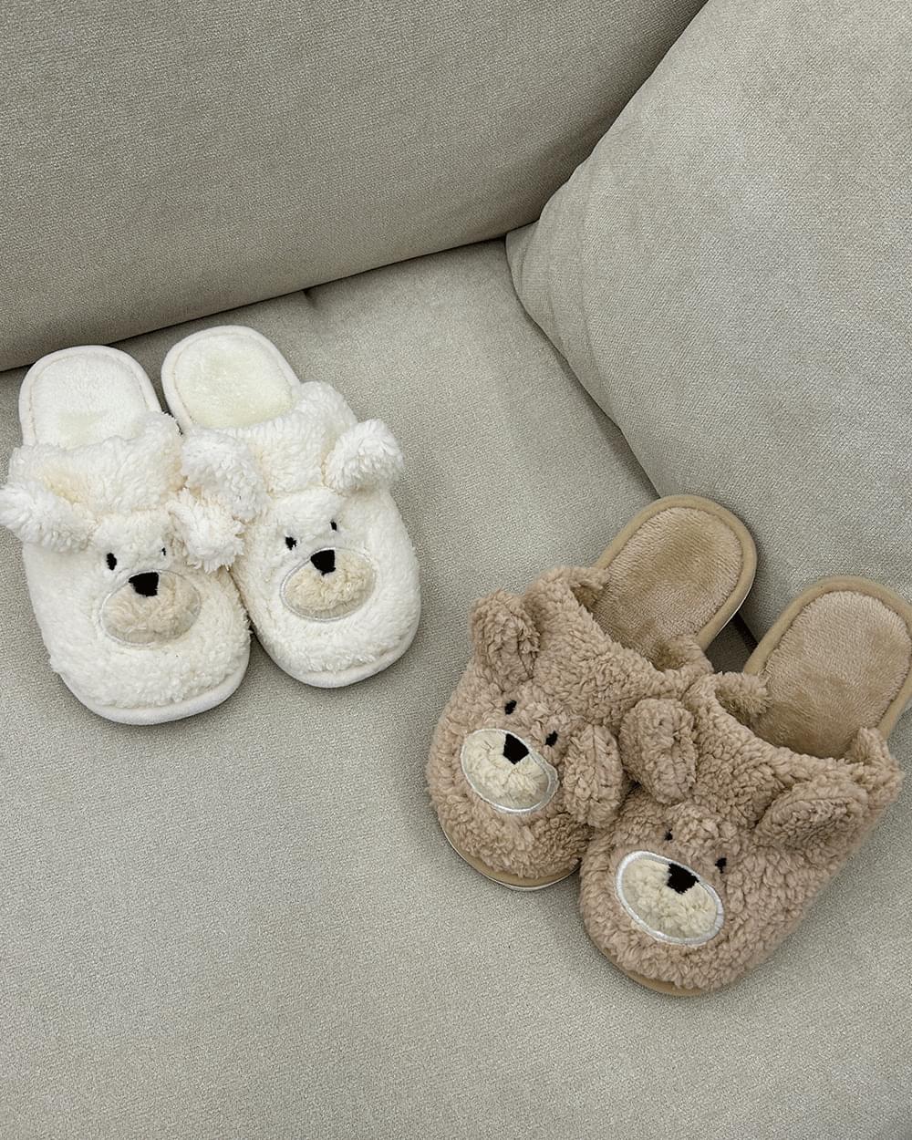 Pow Bear Bear Fur Poggle Office Shoes Living Room Shoes Indoor Shoes Slippers 凉鞋