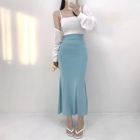 Ration Mermaid Hul Long Skirt (Ships Today)