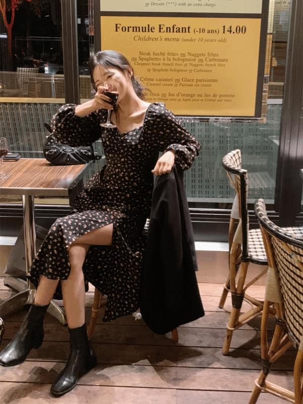 Feminine Flower Long Dress (Ships Today)