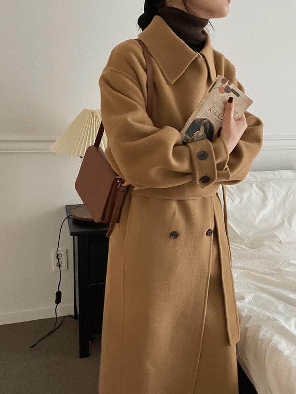 #Free ship, Gwen handmade coat - wool 90% (Ships Today)
