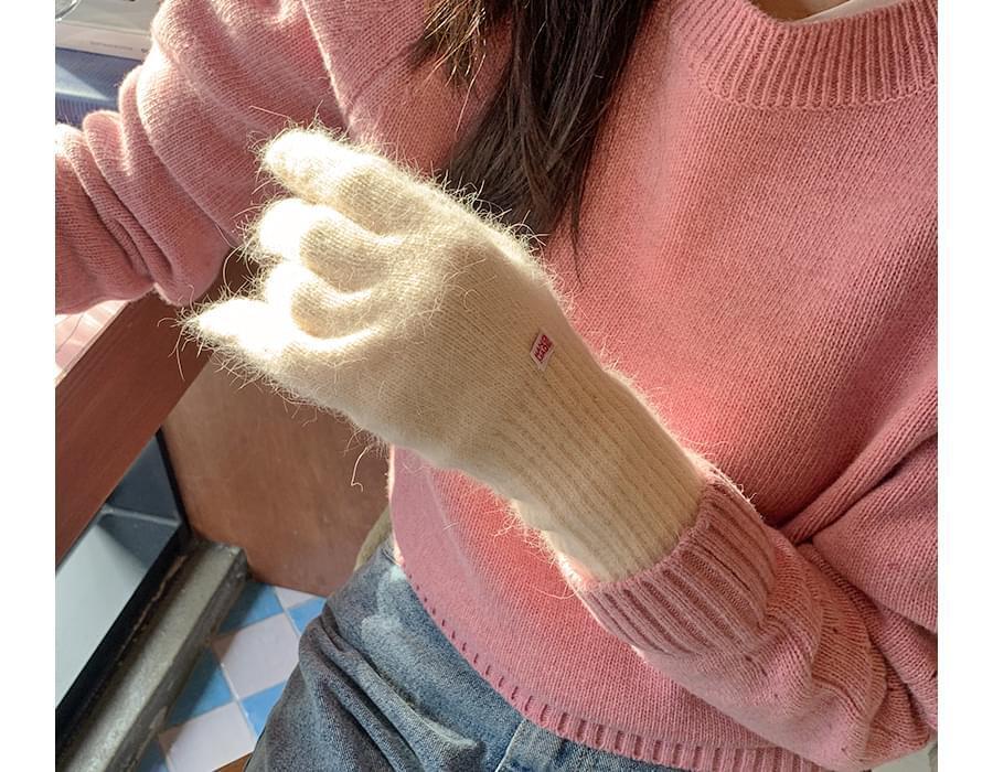 Eve Angora Wool Gloves (Ships Today)