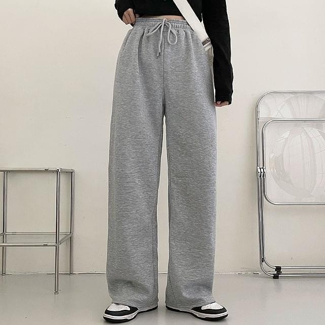 Winner Fleece-lined Wide Long Banding Pants (Ships Today)