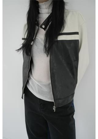 motor racer leather jacket (Ships Today)
