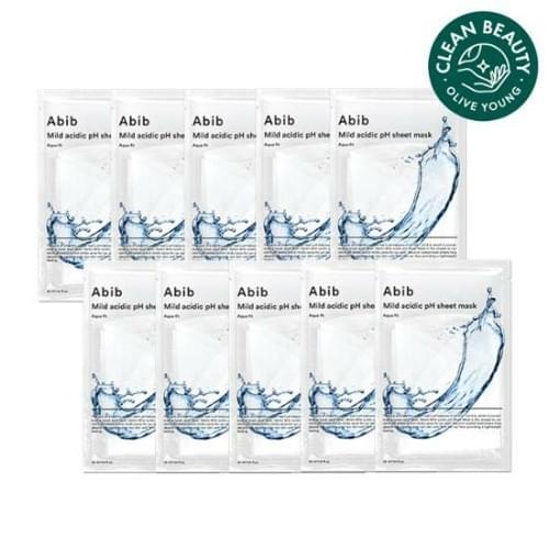 Abib Weak Acidic pH Sheet Mask Aqua Fit 10P #Skincare