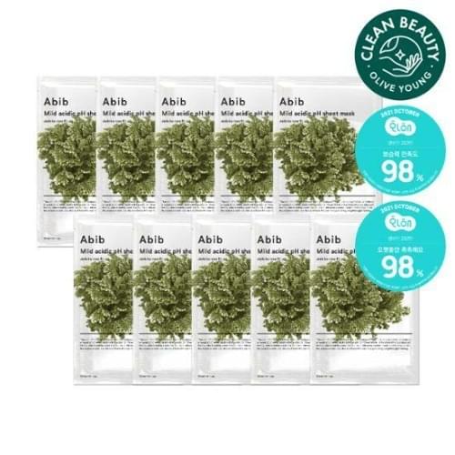 Abib Weak Acidic pH Sheet Mask Resurrection Plant Fit 10P #Skincare