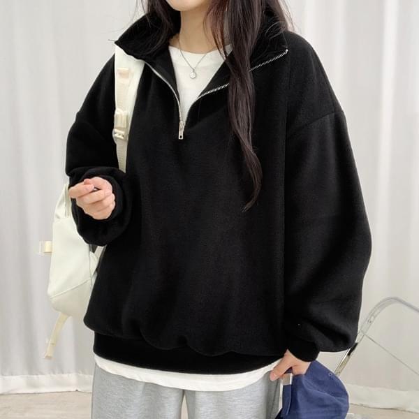 pony fleece half zip up (Ships Today)