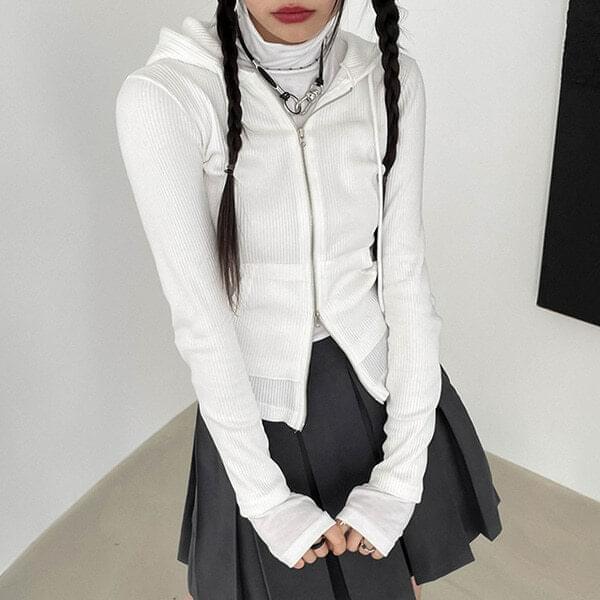 Two Way Lone Hood Zip Up (Ships Today)