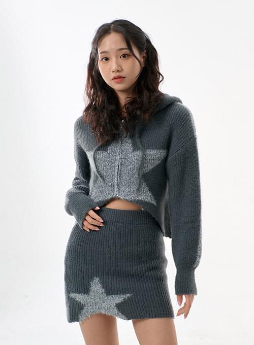 Star Hooded Knitwear Setup B1901 (Ships Today)