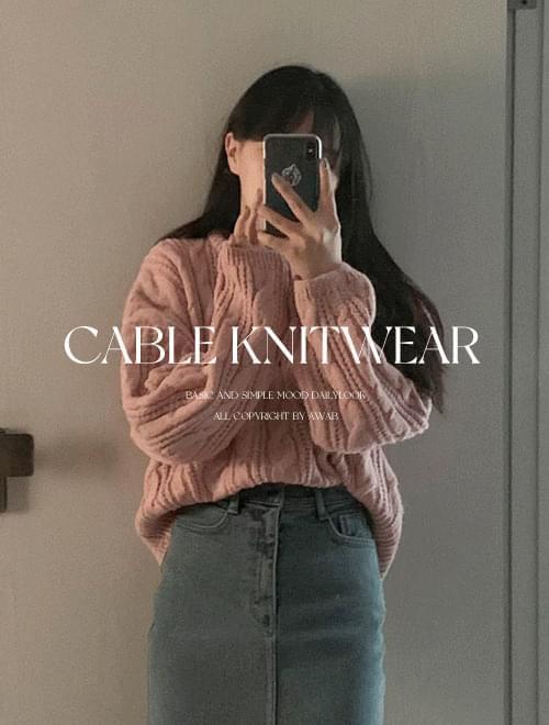 Sweet Twisted Round Knitwear -9color (Ships Today)
