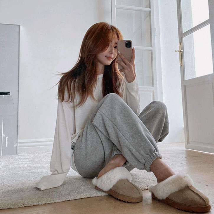 Kayden Sheepskin Jogger Pants (Ships Today)